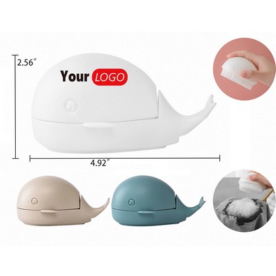Detachable Whale-Shaped Plastic Cleaning Washing Brush