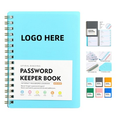 Password Notebook with Alphabetical Dividers