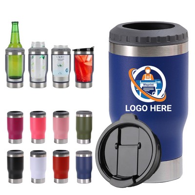 14oz Stainless Steel 4-in-1 Can Cooler and Tumbler
