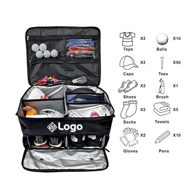 Collapsible Golf Trunk Organizer Car Golf Locker