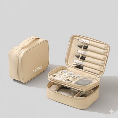 Thickened Oxford Document Organizer Single/Double Layer Travel Certificate Bag Multi-functional