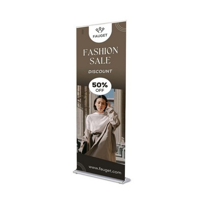 Silverstep 36" x 92" Retractable Banner Stand (Graphic only)