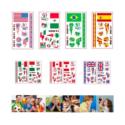 World Cup Temporary Tattoos