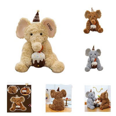 Baby Elephant Birthday Doll