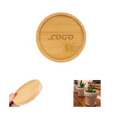 Bamboo Round Beverage Coaster