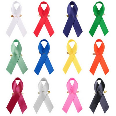 Custom Polyester Vintage Ribbons Brooch Lapel Pin for Suit