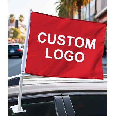 12" x 18" Checkered Auto Window Car Flag