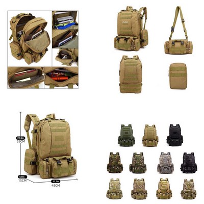 55L Detachable Tactical Backpack