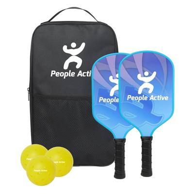 Customizable Fiberglass Pickleball Paddle Set