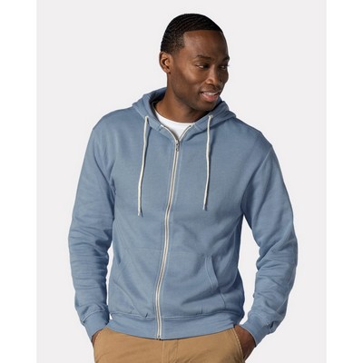 MV Sport Unisex Retro Heather Full-Zip Hooded Sweatshirt - 2349