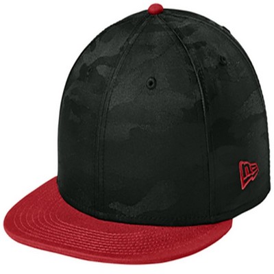 New Era Camo Flat Bill Snapback Cap