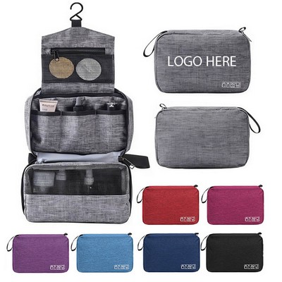Heathered Hanging Toiletry Bag