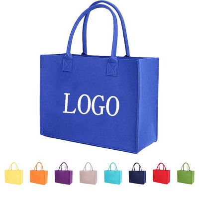 Personalized Soft Felt Tote Bags