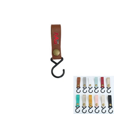 Portable Outdoor PU Leather Hook
