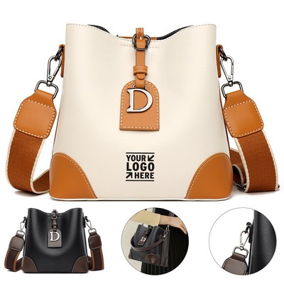 Faux Leather Shoulder Crossbody Bag