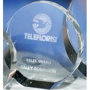 Infinity Crystal Award (4 3/4")