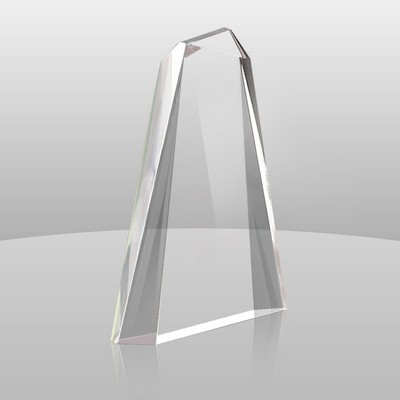 Clear Pinnacle Award II (7 1/2"x5"x1")