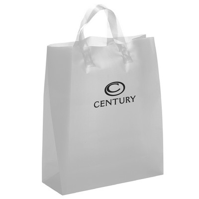 Hercules - Frosted Brite Shopper - Flexo Ink Print (13" x 6" x 17")