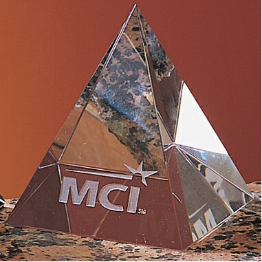 Clear Crystal Pyramid (Screened)