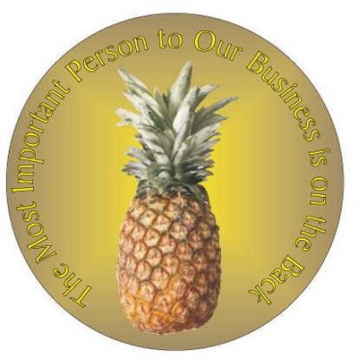 Pineapple Photo Hand Mirror (2½" Diameter)