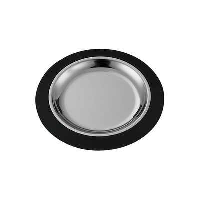 Round Stainless Sloping Rim Thermo-Plate® Platter