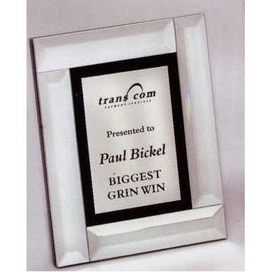 Clear Mirror Frame Plaque (10 1/2"x13")