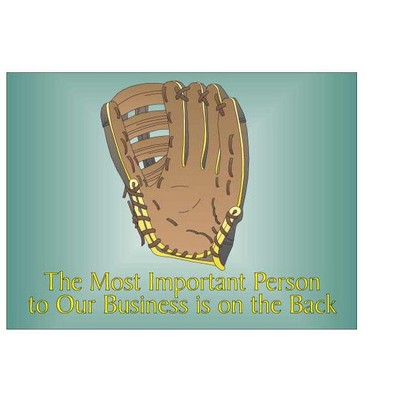Baseball Glove Rectangle Photo Hand Mirror (2½"x3½")