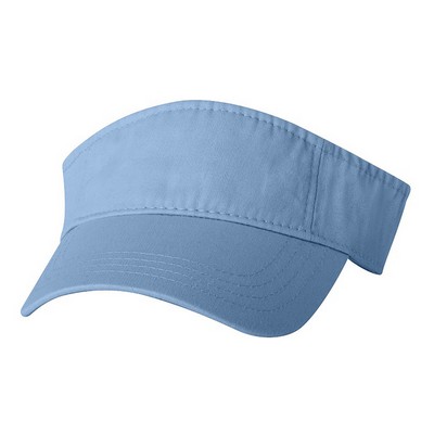 Valucapª Bio Washed Visor (Embroidered)
