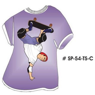 Skateboarding T-Shirt Acrylic Coaster