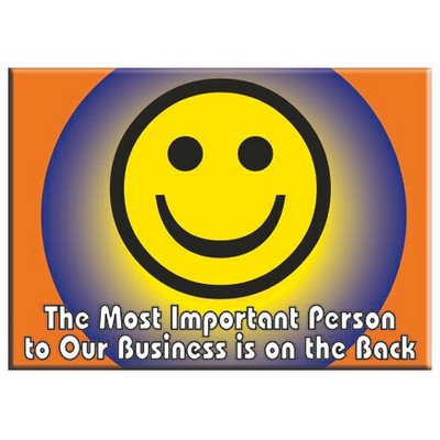 Smiley Face Rectangle Photo Hand Mirror (2½"x3½")