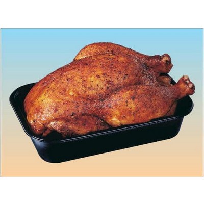 Chicken Rectangle Badge w/ Bar Pin (2"x3")