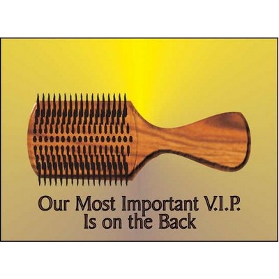 Hair Brush Panoramic Photo Hand Mirror (2½"x3½")