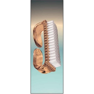 Nail Brush Panoramic Badge w/ Bar Pin