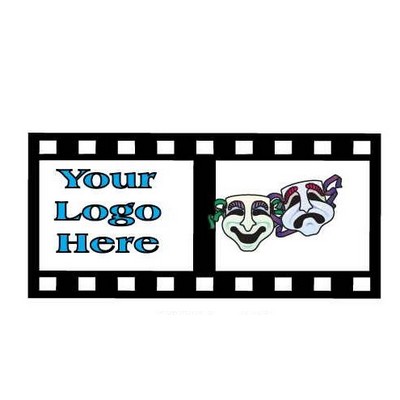 Comedy & Tragedy Promotional Magnet w/ Strip Magnet (6 Square Inch)