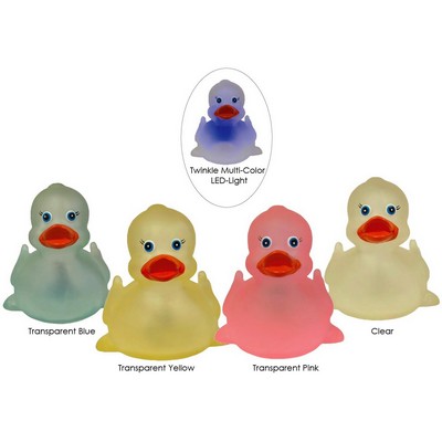 Rubber Transparent Twinkling Light Duck©