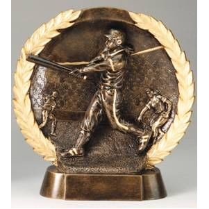 High Relief Female Softball Award - 7 1/2"