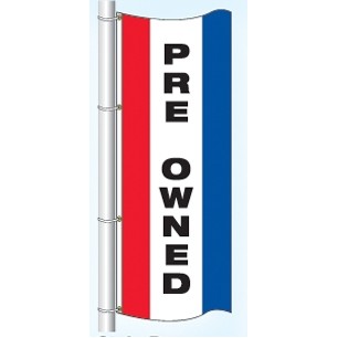 Single Faced Stock Message Interceptor® Drape Flag (Pre-Owned)