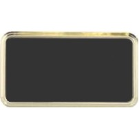 Name Badge - Frames - Silver - Fits 1-1/2" x 3"