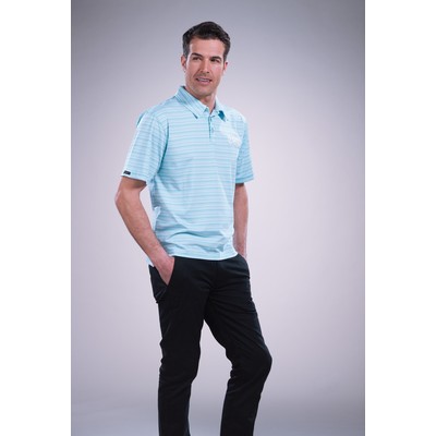 Men's Princeton Micro Stripe Polo Shirt