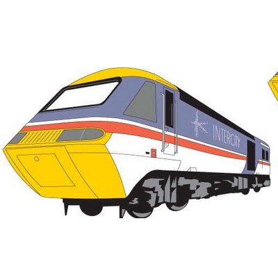Modern Train Maxi Magnet (6 Square Inch)