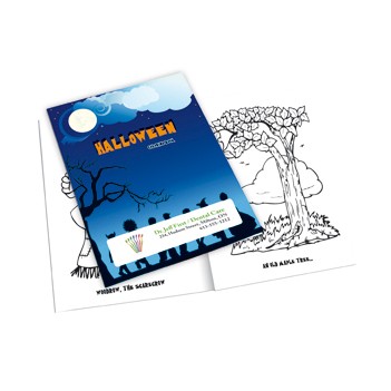 Halloween Coloring Book w/Stock Cover & Stock Coloring Images