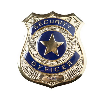 2 1/2" Stock Security Shield Logo Badge
