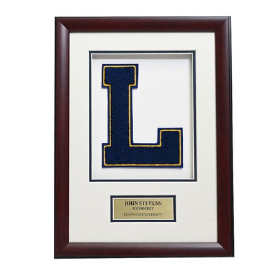 Custom Framed Varsity Letter