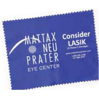 5"x4" Smudgeaway Micro-Fiber Cleaning Cloth (Screen Printed)