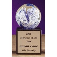 3" Double Dolphin New Coral Award