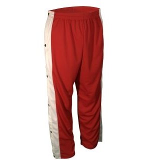 Adult Cool Mesh Breakaway Pant w/Contrasting Side Panel & Metal Snap