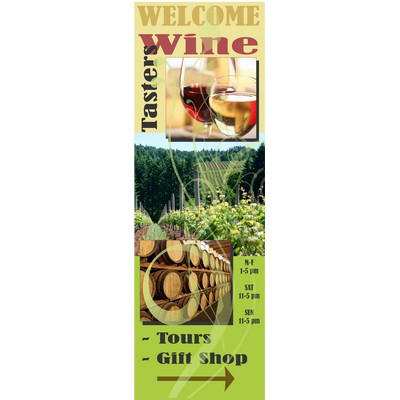 X-Stand Large Economy Gloss Vinyl Banner (Banner Only) Full Color