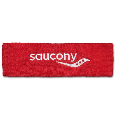 Made in USA Low Pile Heavyweight Cotton Headband w/Direct Embroidery