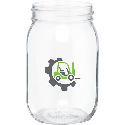 16 oz Mason Jar (Clear)