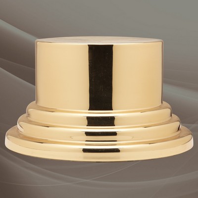 Full Round Bronze Base - 12" (Gold)